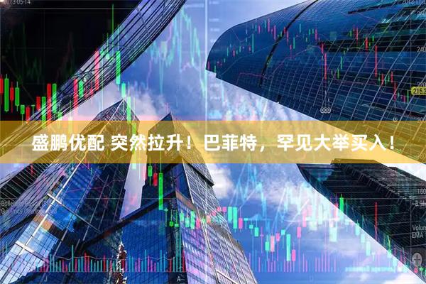 盛鹏优配 突然拉升！巴菲特，罕见大举买入！